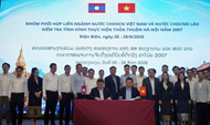 Viet Nam–Laos coordination group reviews 2007 Hanoi Agreement implementation